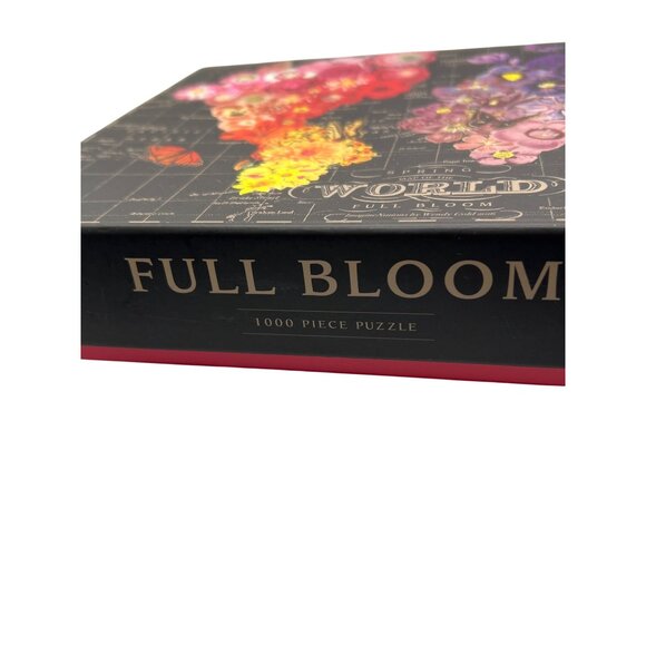 Spring Map Of The World In Full Bloom 1000 Piece Jigsaw Puzzle Gailson 1" Pieces - Picture 3 of 7